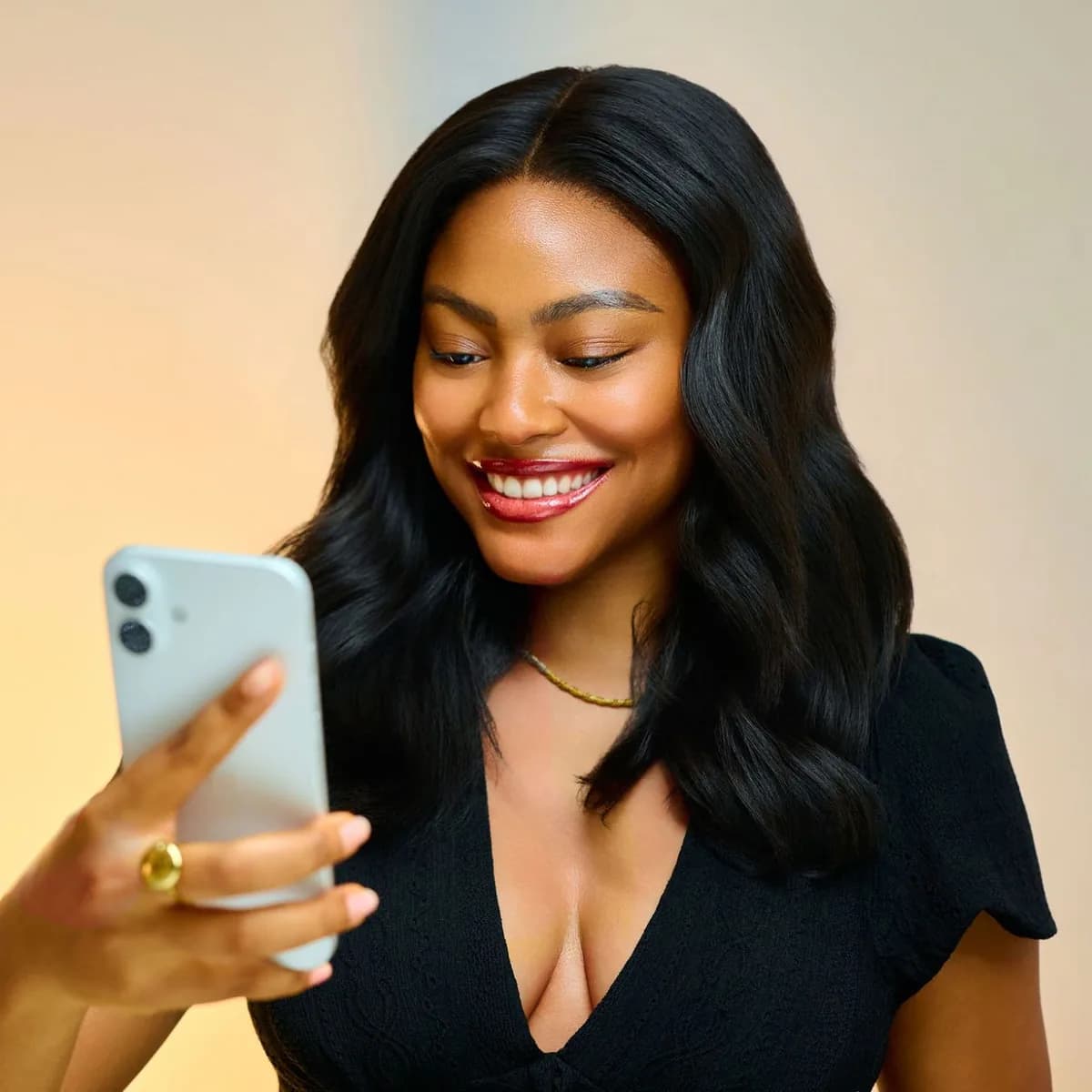 Person using GetElectric.NG app on phone
